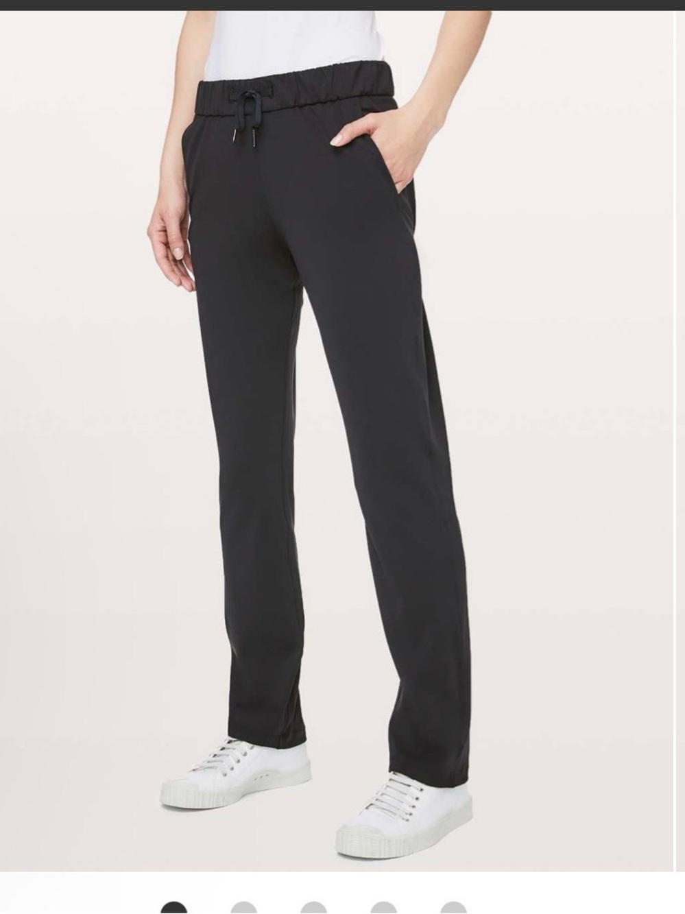 Lululemon On The Fly Woven Full Length 31 Black Pants Size 10